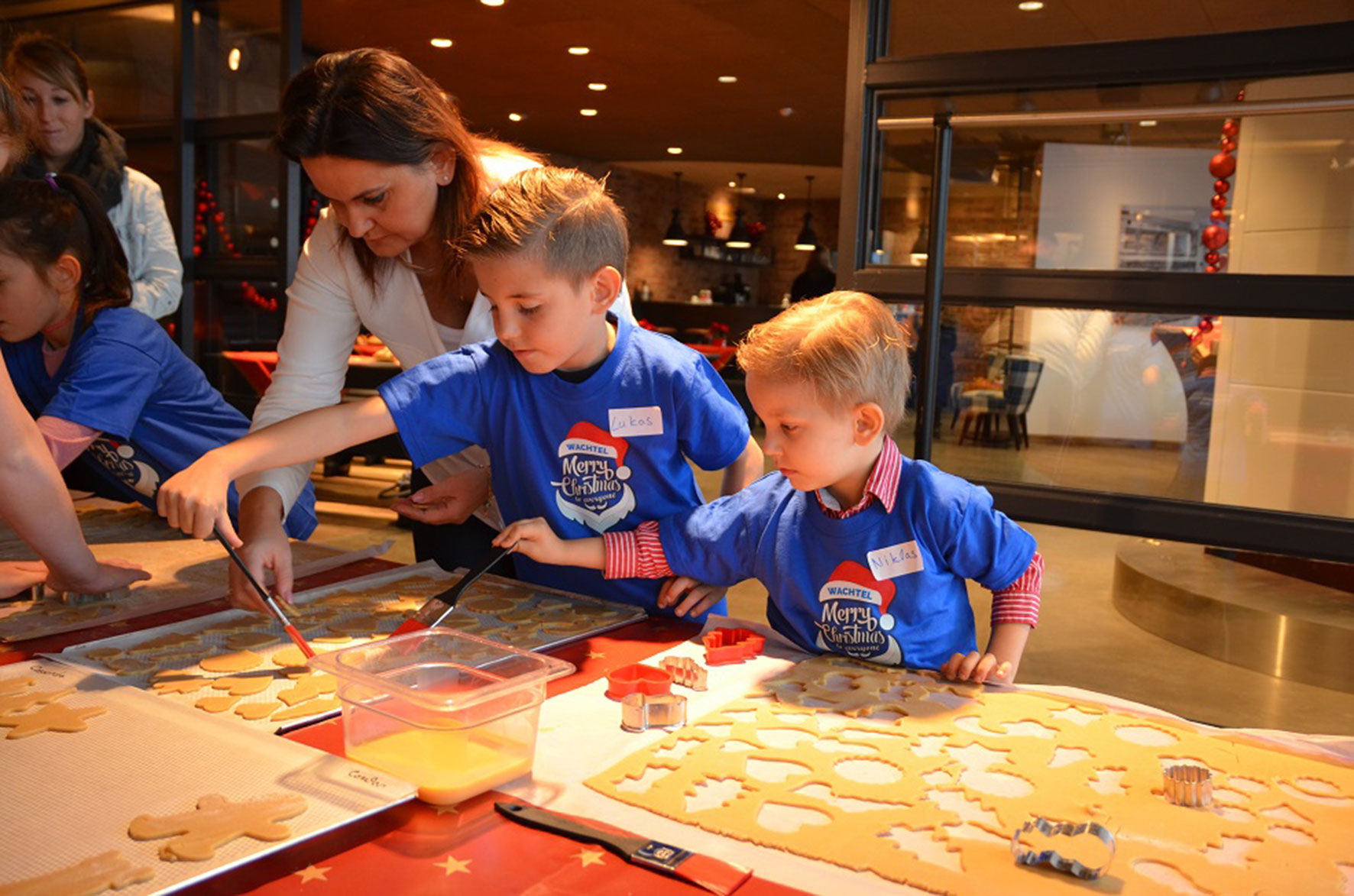 Zufriedene Weihnachtsbäcker