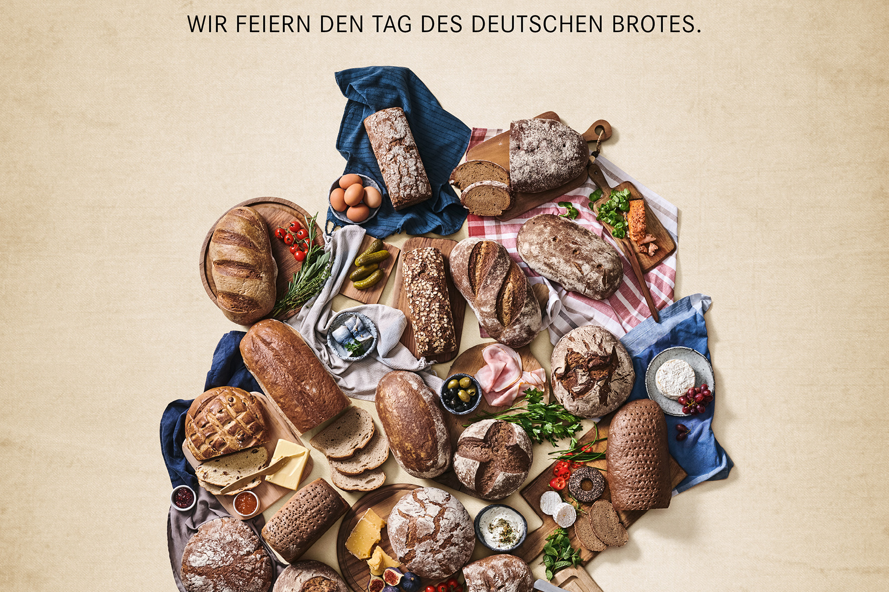 Nationalmannschaft verschenkt Brot