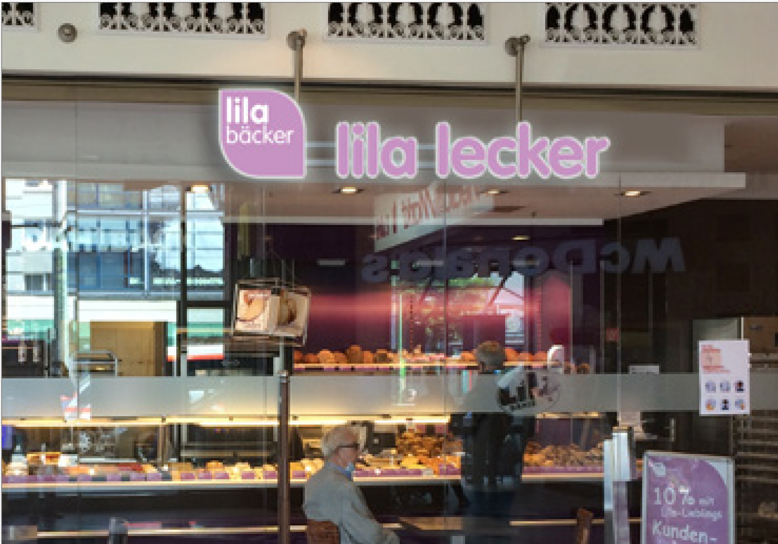 Wie gefällt Ihnen das neue Lila-Bäcker-Design?