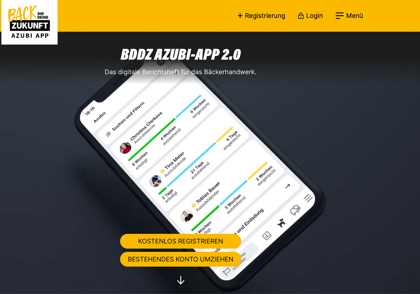 Jetzt neue Azubi-App 2.0 runterladen