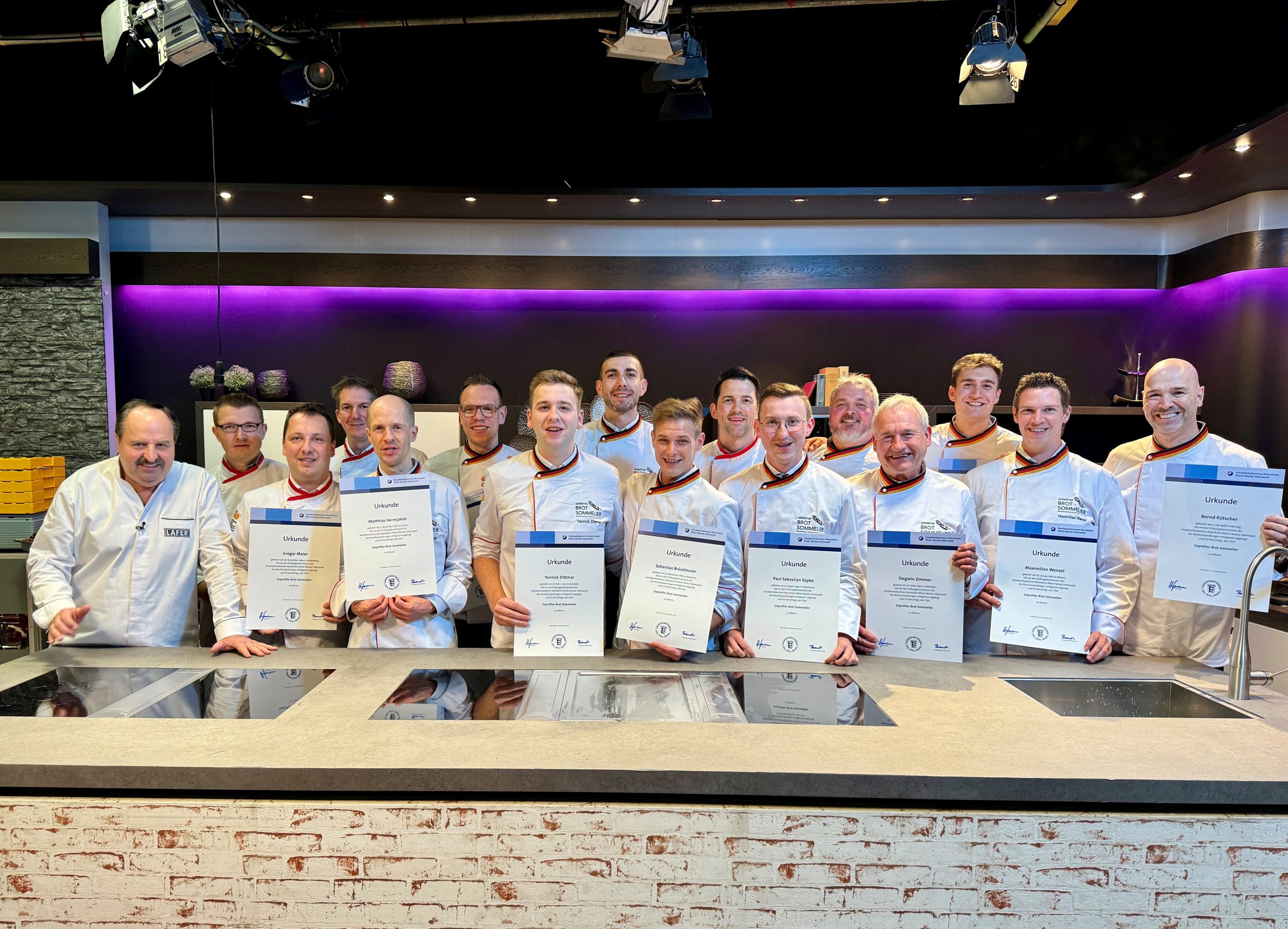 Erolgreiche Brot-Sommeliers in Weinheim