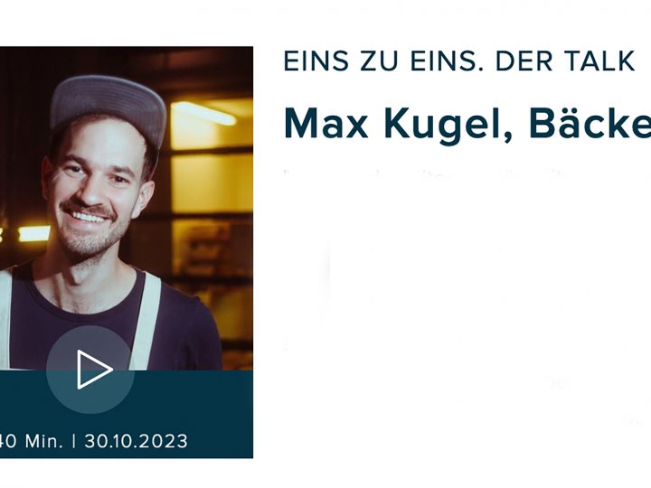 Bäcker Max Kugel im Gespräch