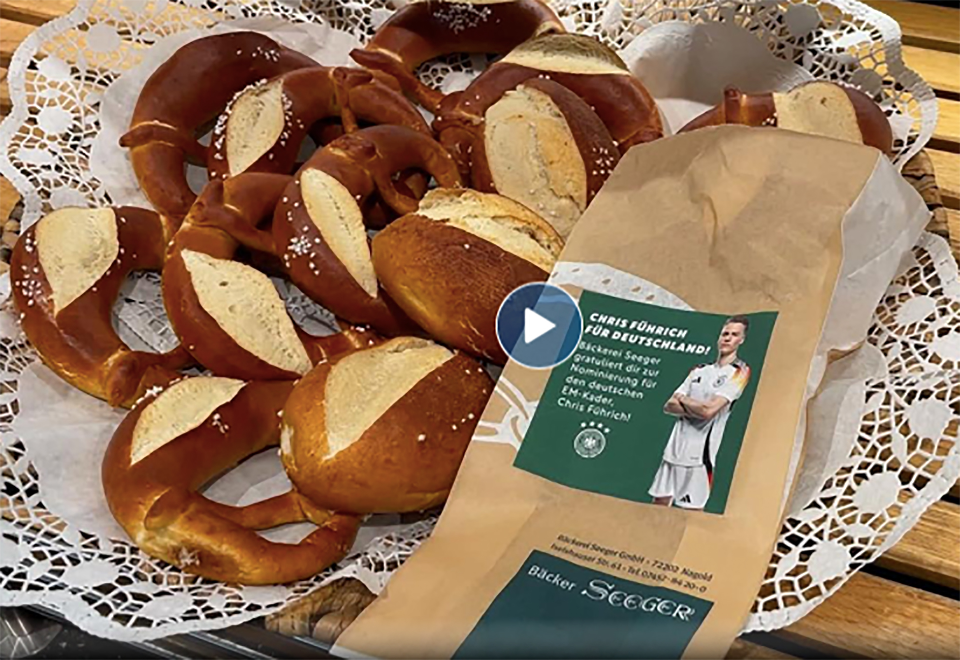 EM-Nominierung auf der Brötchentüte