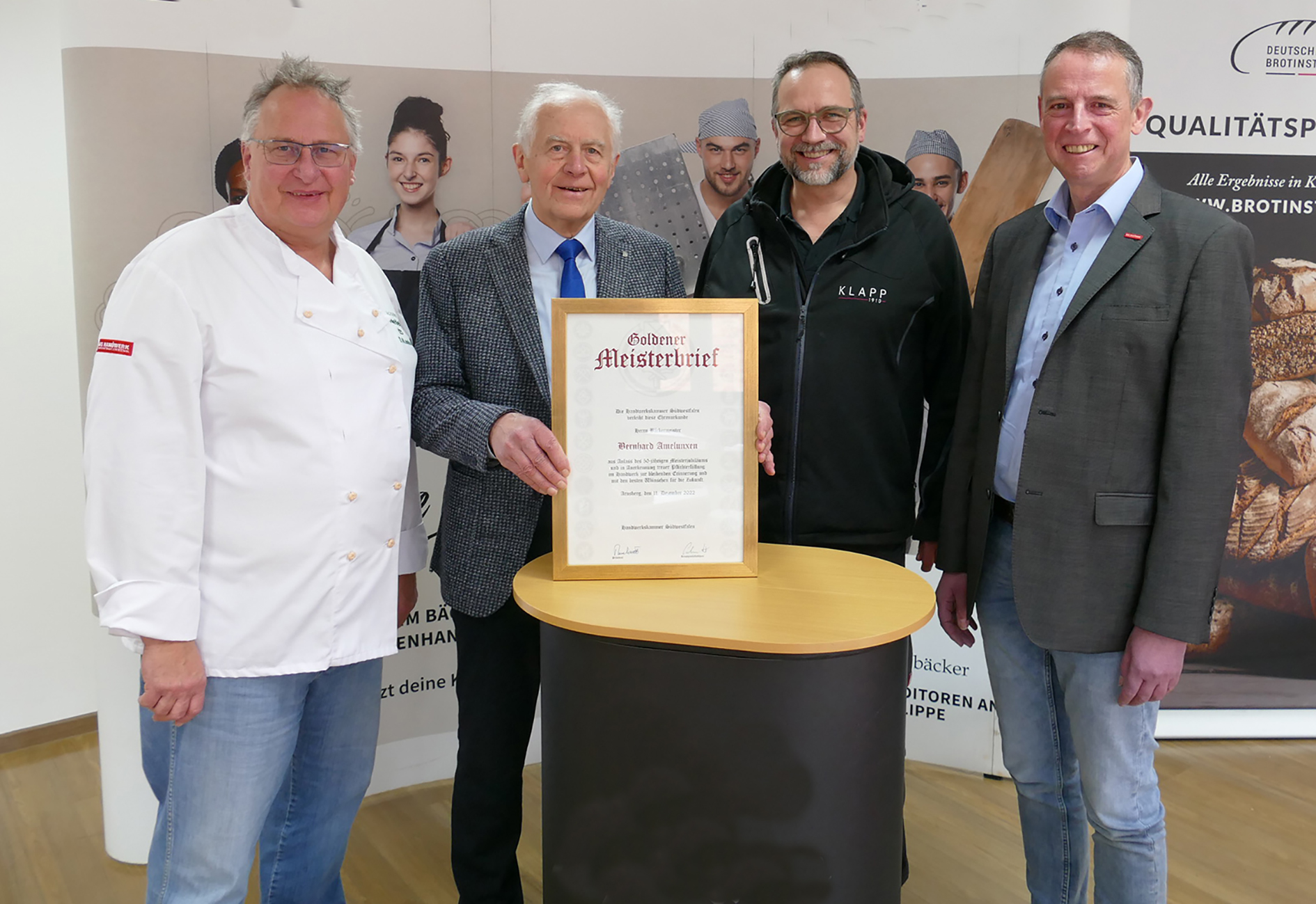 52 Jahren als Bäckermeister
