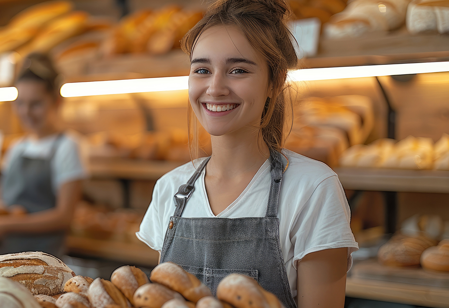 Bäckerei bittet um ganze Sätze
