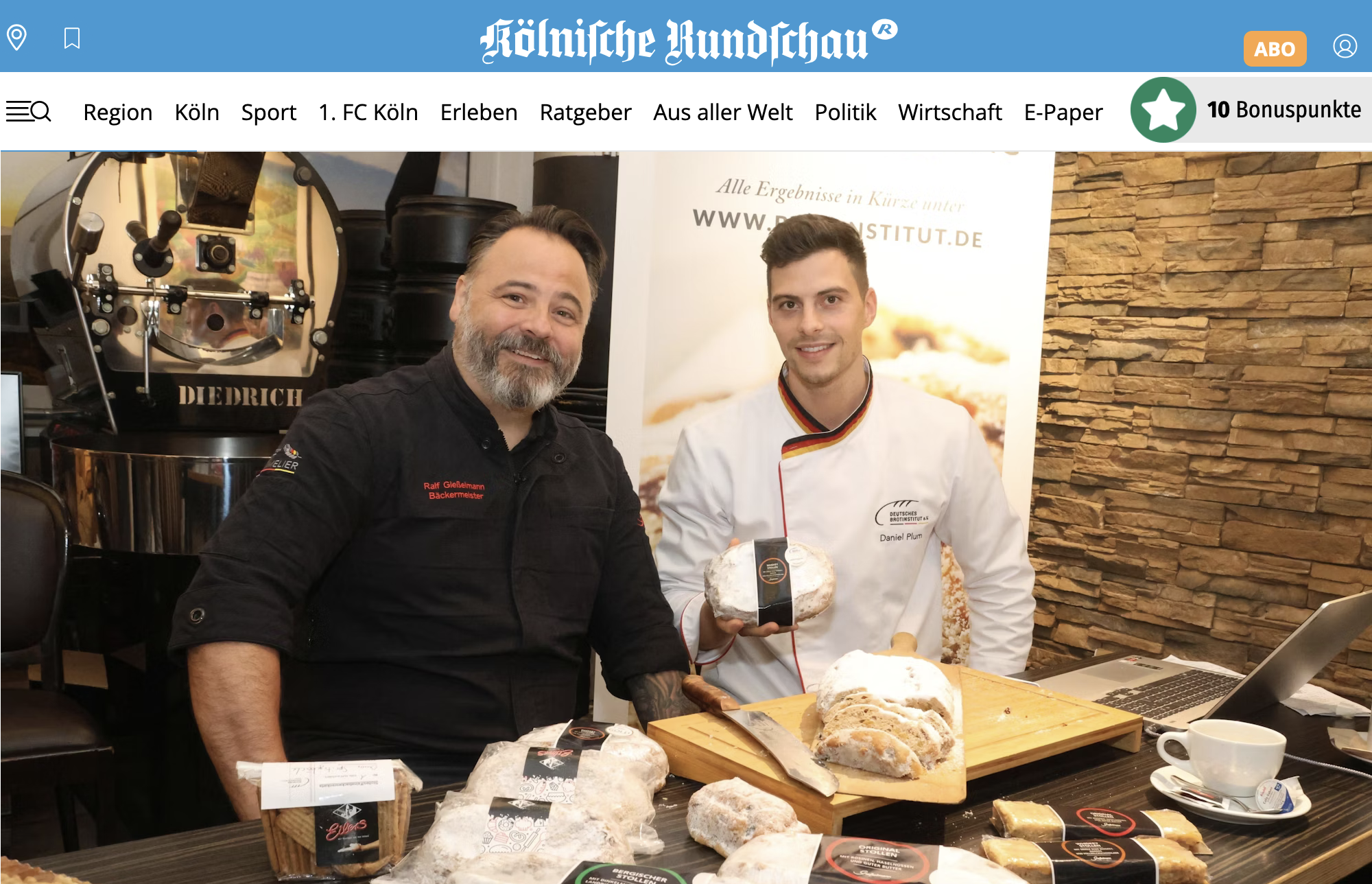 Weltmeister testet Bergische Stollen