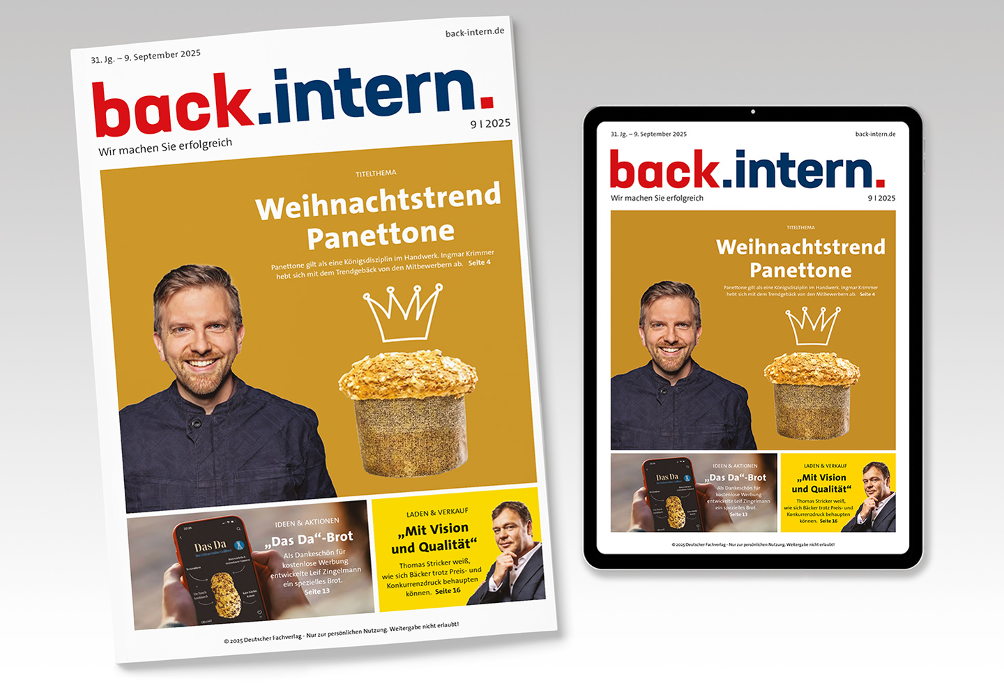 back.intern. 09/2025 – jetzt als ePaper herunterladen