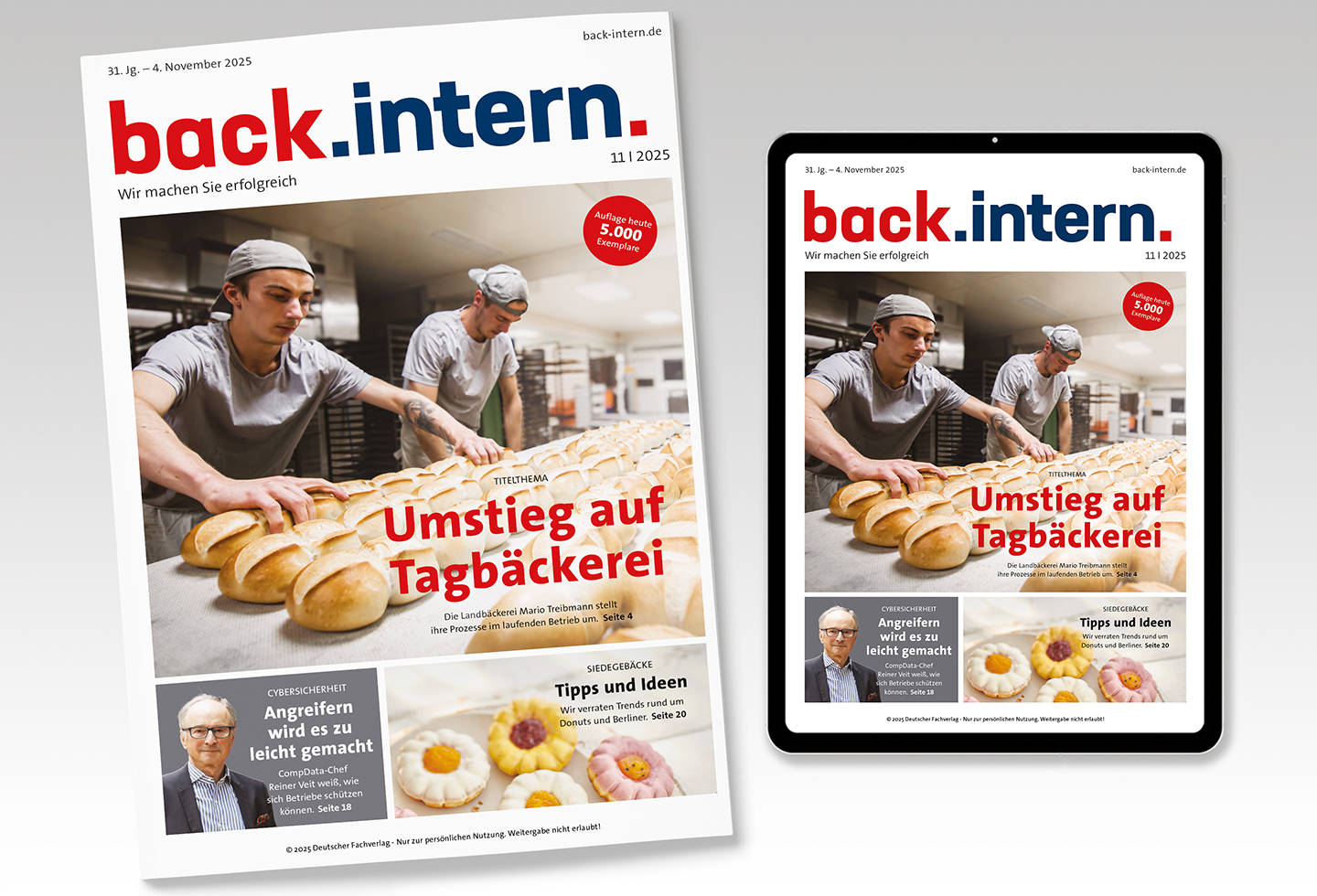 back.intern. 11/2025 – jetzt als ePaper herunterladen
