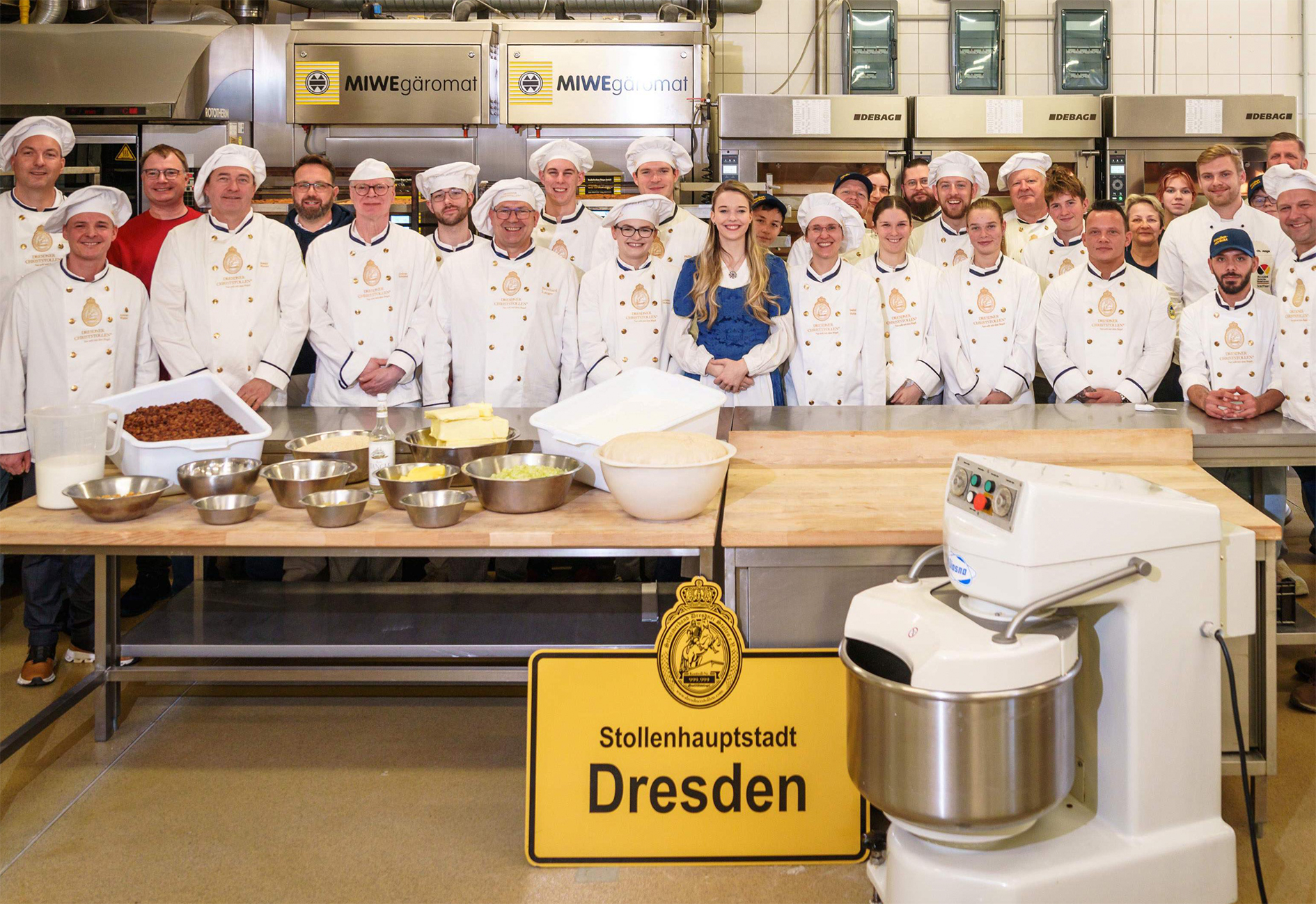 Vorbereitungen für den Riesenstollen