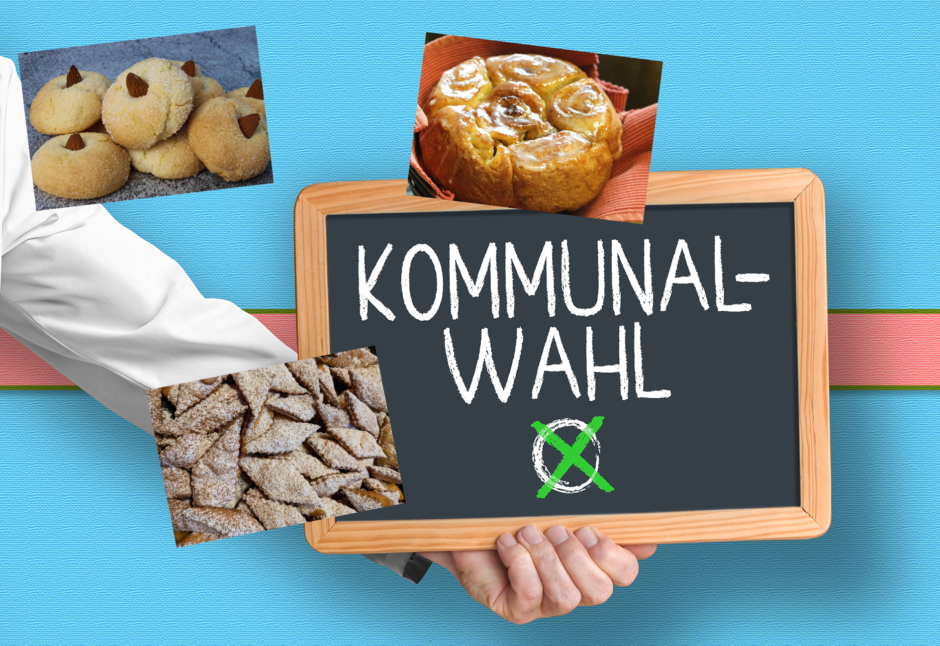 Süße Teilchen für die Demokratie