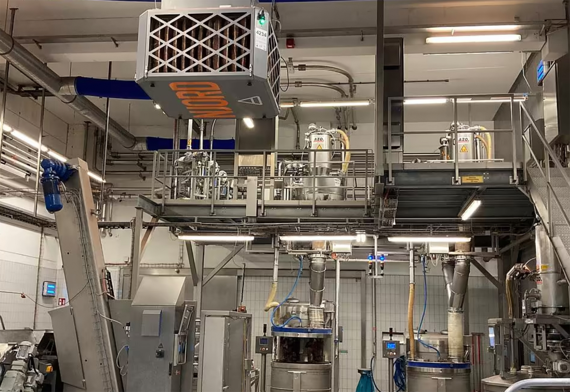 Luftreiniger in der Bäckerei