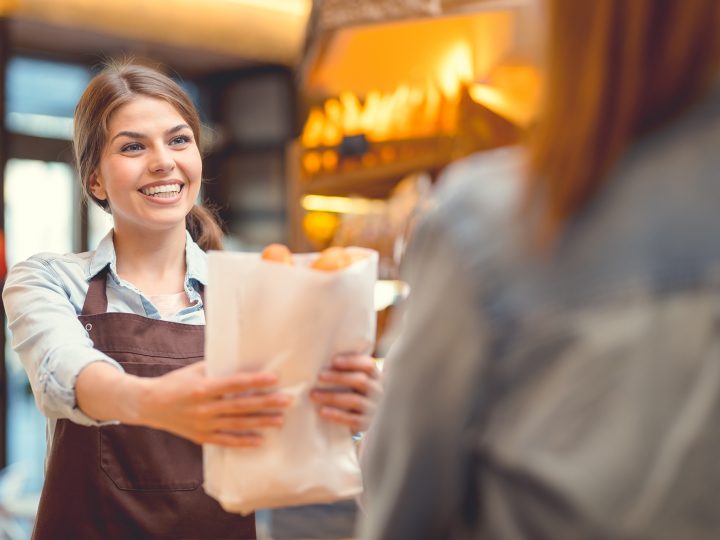 Zusatzverkauf an der Theke