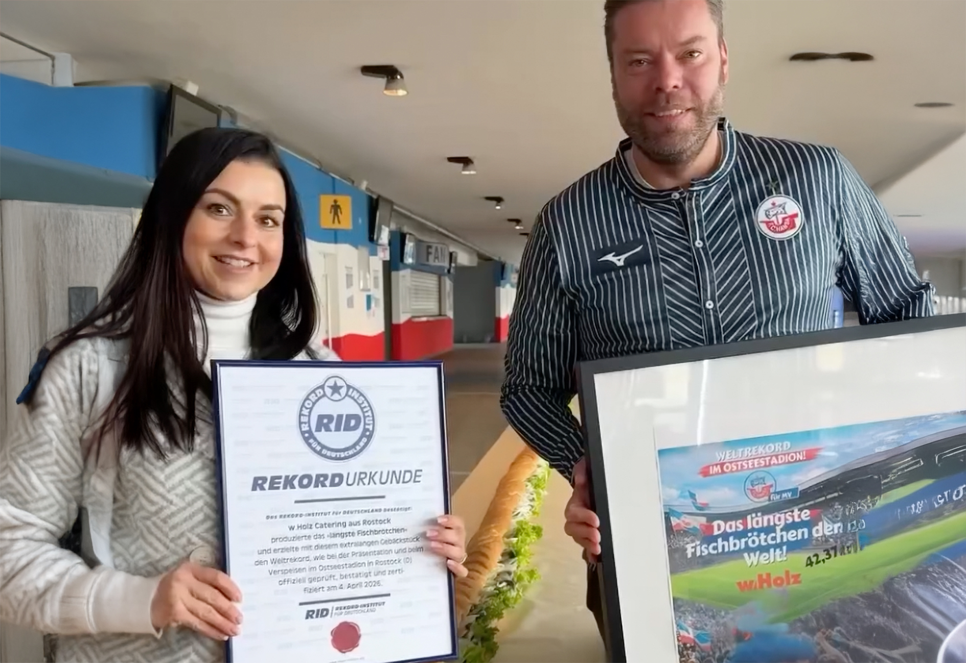 Bäckerei unterstützt Weltrekord