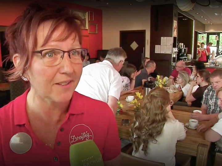 Zum Plaudern zum Bäcker