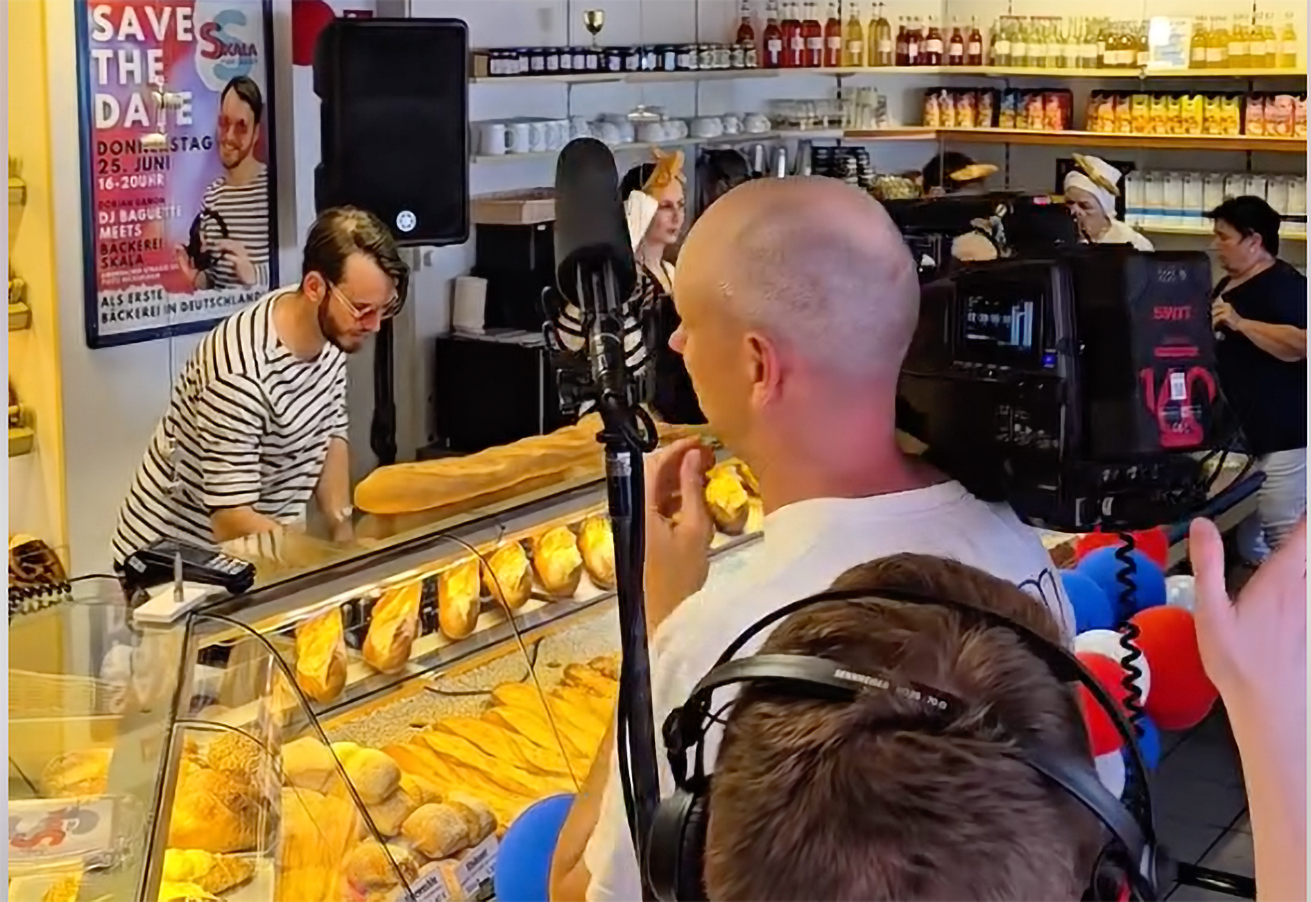 DJ Baguette beim Deutschland-Debüt
